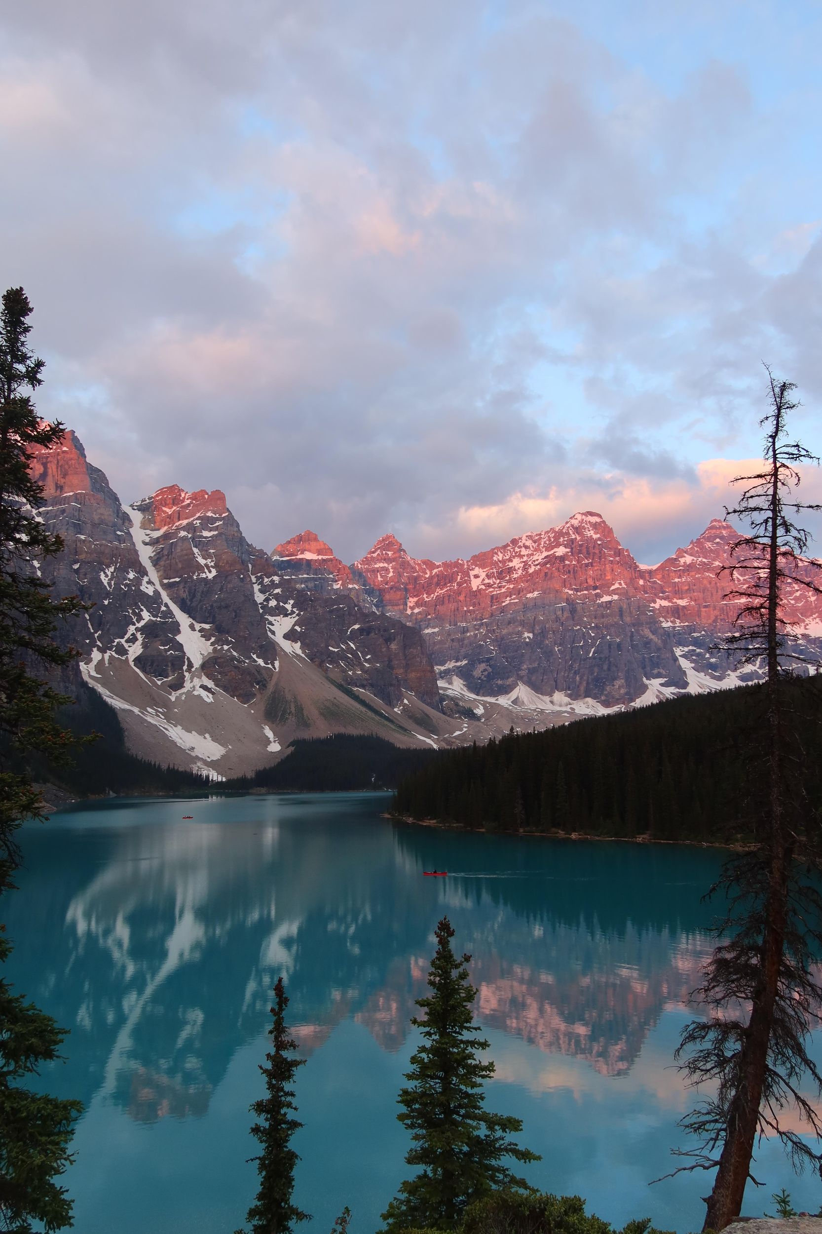 Moraine Lake und Lake Louise: Sonnenaufgangstour mit Frühstück