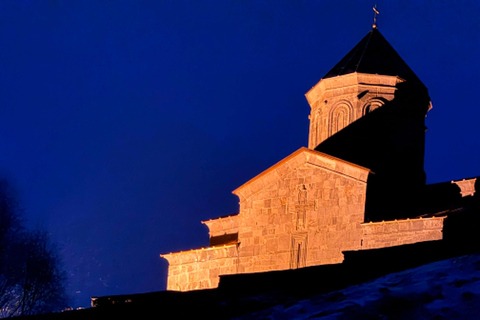 From Tbilisi: 3-Day Kazbegi Trip with Return Transfer 3 day skiing ( winter offer )