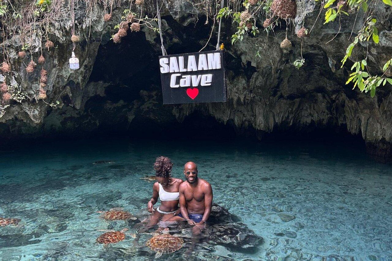 Zanzibar: Jozani forest and Salaam Cave Swim with turtles