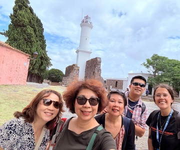 Excursão a pé em grupo em Colonia del Sacramento