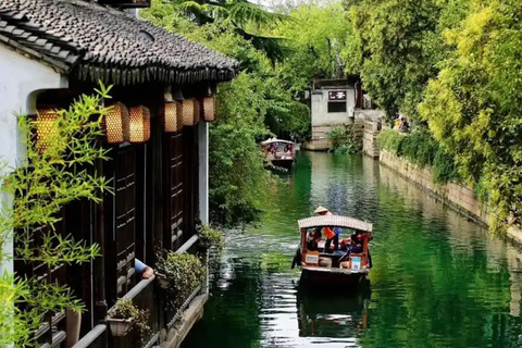 Tour della città di Shanghai, città d&#039;acqua di Zhujiajiao e vista notturna del Bund