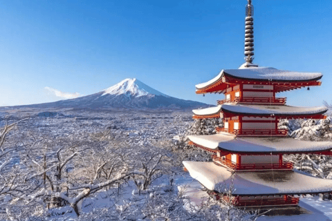 Tour zur fünften Station des Fuji und zum ThermalbadFuji-Ausflug ab Tokyo Station, Abfahrt um 7:30 Uhr
