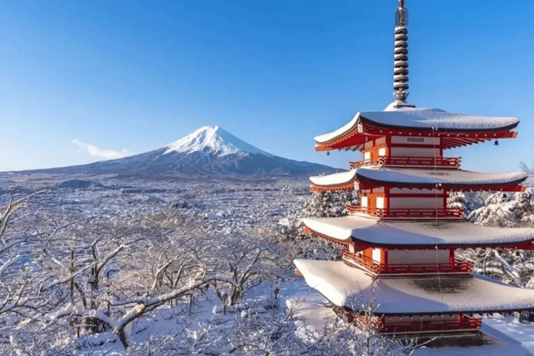 Tour zur fünften Station des Fuji und zum ThermalbadFuji-Ausflug ab Tokyo Station, Abfahrt um 7:30 Uhr