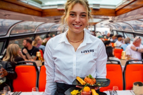 Amsterdam: 3-Course Dinner Cruise Vegetarian Menu