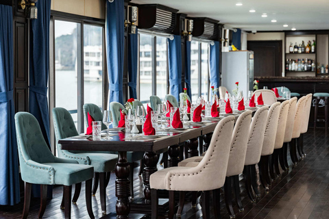 Amanda Pearl Cruise - Ha Long & Lan Ha Bay Multi-Day Cruise Departing at Ha Long (Check-in at 11:00 AM)