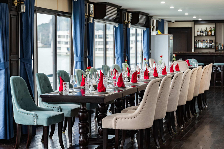 Amanda Pearl Cruise - Ha Long & Lan Ha Bay Multi-Day Cruise Departing at Ha Long (Check-in at 11:00 AM)
