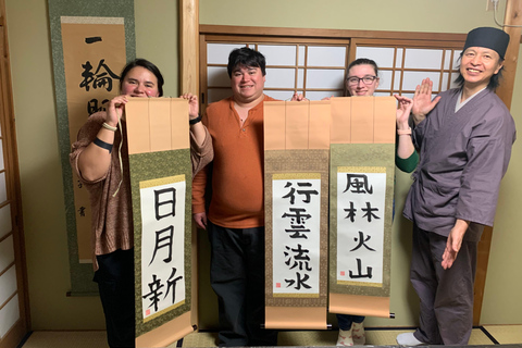 Kyoto: Zen Calligraphy Scroll Workshop
