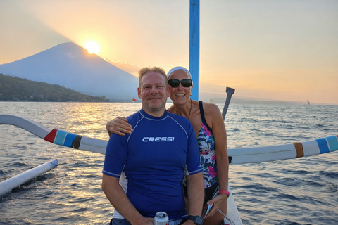 Amed: Private Traditional Boat Snorkeling Underwater Temple