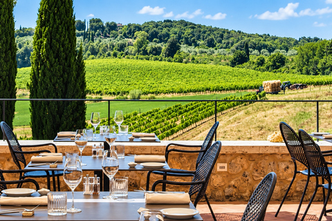 San Gimignano: Vineyard Tour by Land Rover with Winery Visit San Gimignano: Land Rover Vineyard Tour with Premium Lunch