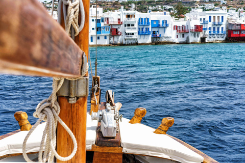 MYKONOS SÜDKÜSTE MORGEN HALBPRIVATE KREUZFAHRTMykonos Südküste Morgens halbprivate Kreuzfahrt