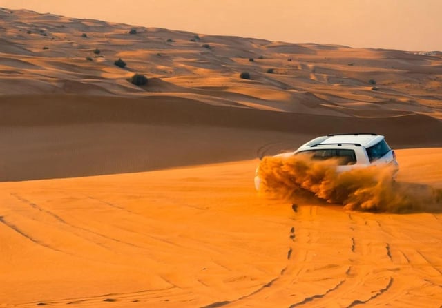 Dubai: Desert Tour, Camel Ride, Dinner, Shows &amp; Sandboarding