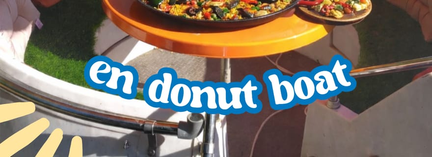 Balade gourmande à Trignac (44) en donut boat (4 personnes minimum) - 3H