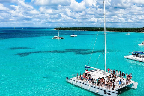 From Uvero Alto: Classic Catamaran Cruise to Saona Island