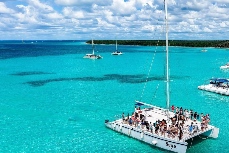 From Uvero Alto: Classic Catamaran Cruise to Saona Island
