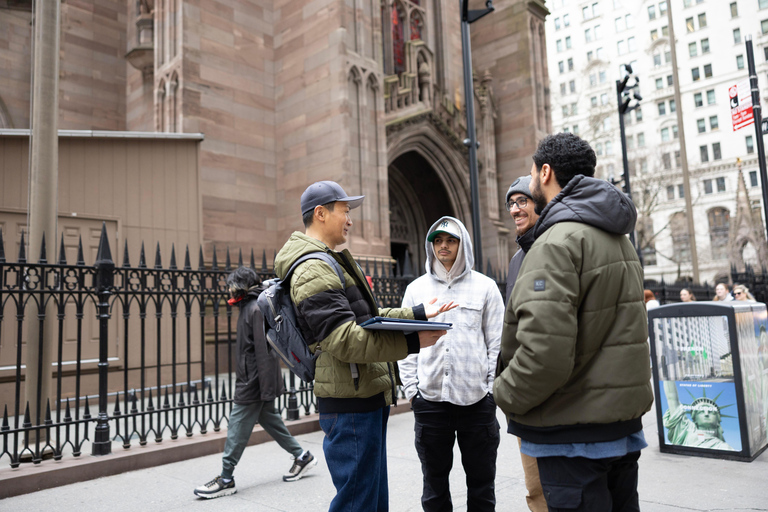 Visite à pied de NYC : L'histoire de Wall Street et la gastronomie du quartier chinois