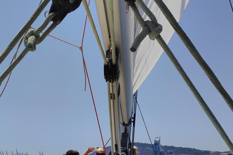 Barcelona Sunset & Daytime Sailing Tour with Drinks & Snacks Barcelona Sailing Day Luxury Sailboat + Snacks & Drinks