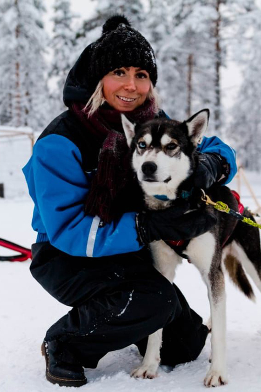 Rovaniemi: 7-Kilometer Self-Driven Apukka Husky Adventure