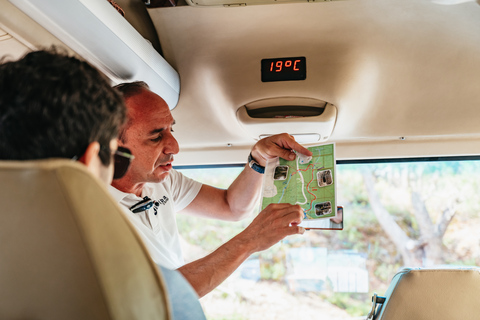 Rodi: Gita guidata in autobus al villaggio di Lindos e alle Sette Sorgenti