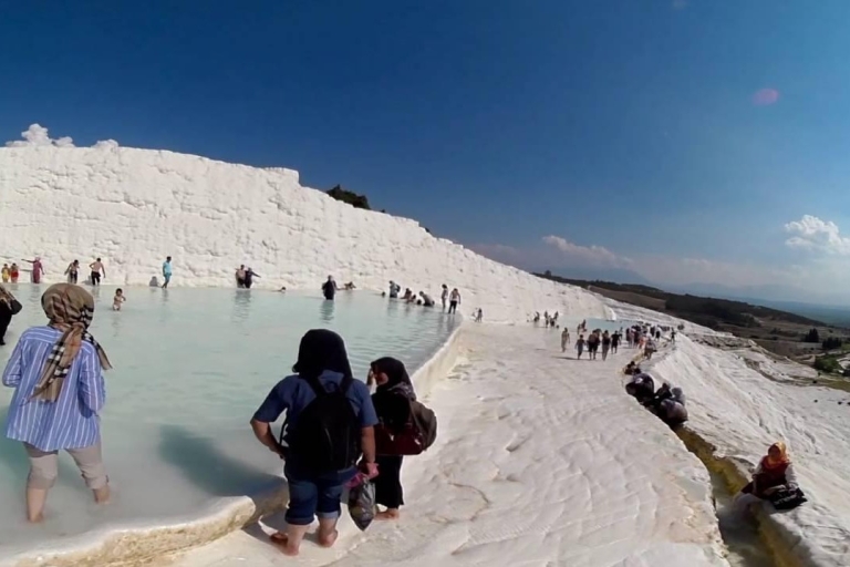 From Icmeler: Day Trip to Pamukkale W/ Breakfast and Lunch