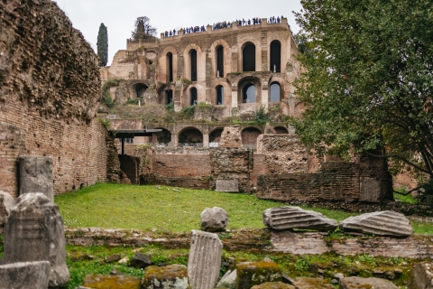 Rome: voorrangstour Colosseum, Forum Romanum en de PalatijnDuitse tour arenavloer Colosseum, Forum Romanum & Palatijn