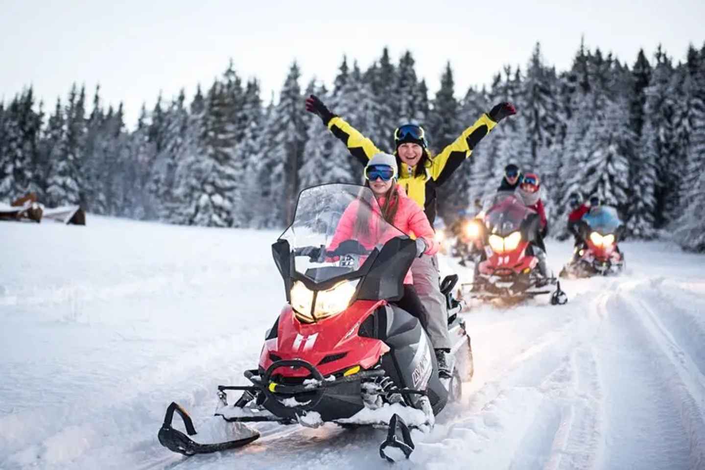 Krakow: Zakopane Tour with Snowmobile Ride & Thermal Baths