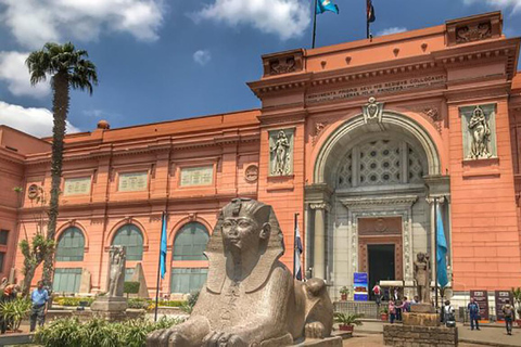 From Port Said: Pyramids and Egyptian Museum Full-Day Tour