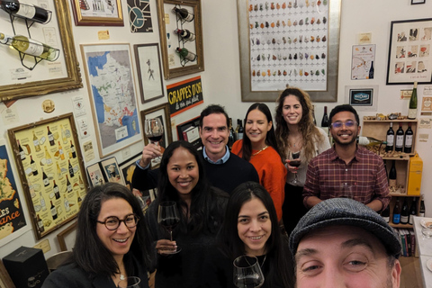 Paryż: Degustacja wina z 6 winami i deską serów