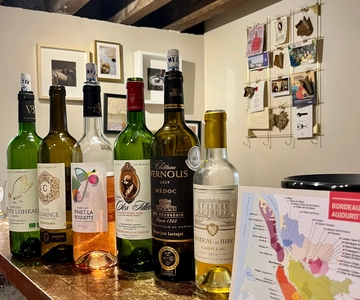 Bordéus: Prova guiada de vinhos de Bordéus com 6 vinhos