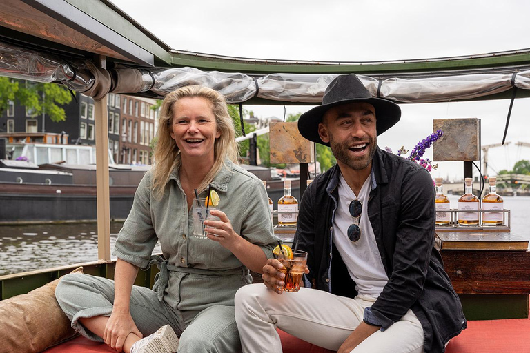 Amsterdam: croisière touristique d'une heure sur le canal Gin & Tonic