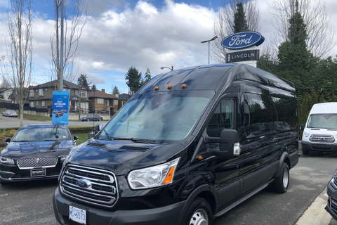 Seattle DT to Vancouver DT private Sprinter van shuttle