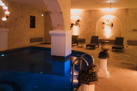 Cappadocia: Private Turkish Bath, Massage, Foam and Pool 40-Min Aromatherapy Massage, 20-Min Foam Massage, Sauna,Pool