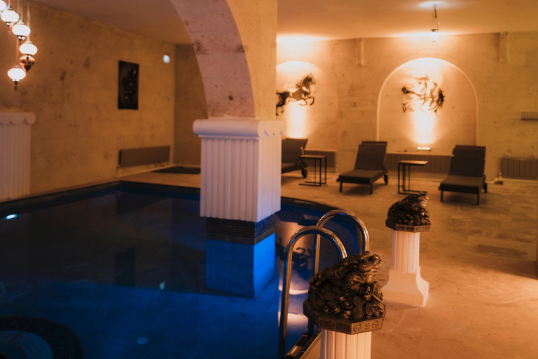 Cappadocia: Private Turkish Bath, Massage, Foam and Pool 40-Min Aromatherapy Massage, 20-Min Foam Massage, Sauna,Pool