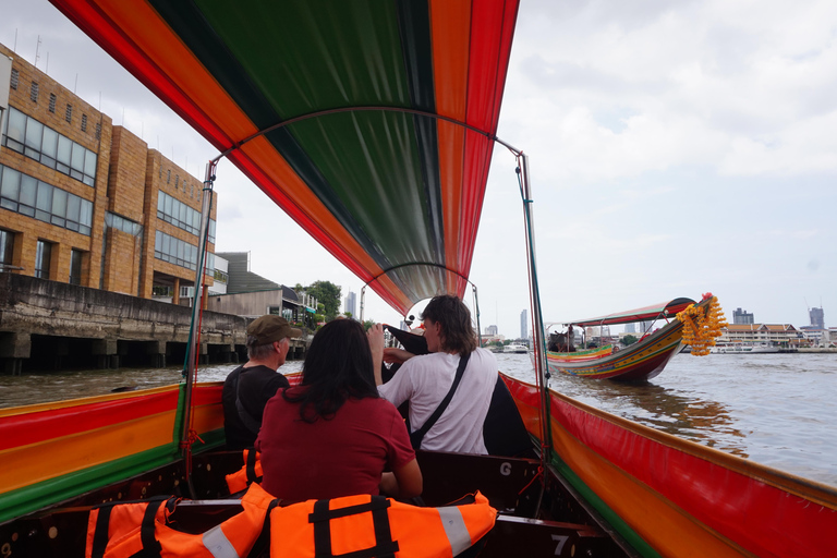 Bangkok : Grand Palais, Wat Pho et tour en bateau à longue queueRejoindre le groupe