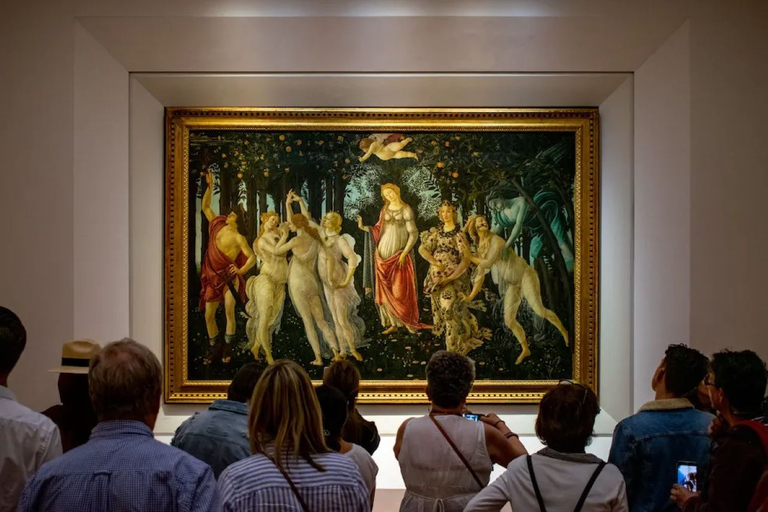 Firenze: Tour degli Uffizi e della Galleria dell&#039;Accademia con salto in trenoTour in italiano