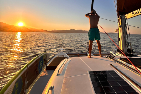 Agios Nikolaos: Sailing Trip Catamaran Lunch and Water Toys Catamaran Private Half Day Sailing Trip