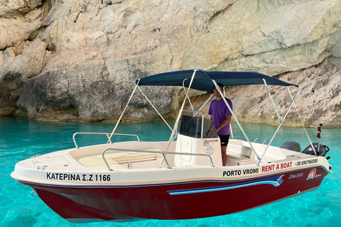 Zakynthos: Shipwreck and Caves Boat Rental Without Skipper Zakynthos: Shipwreck and caves private boat without captain