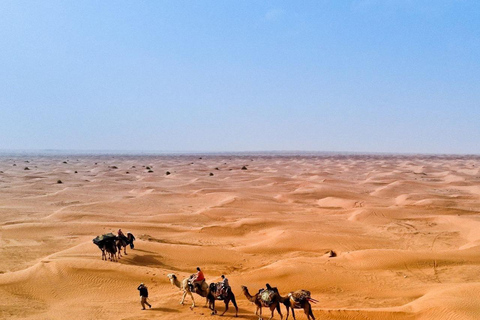 Z Dżerby do oazy Ksar Ghilane: wycieczka 4x4 po pustyniOaza Ksar Ghilane: wycieczka 4*4 na pustynię