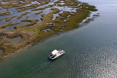 Faro: Ria Formosa Boat Tour by Eco-Friendly Solar Boat