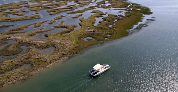 Faro: Ria Formosa Boat Tour by Eco-Friendly Solar Boat