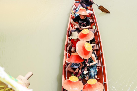 Pattaya: Guided City Tour with Floating Market & Lunch Join Tour+Boat Experience