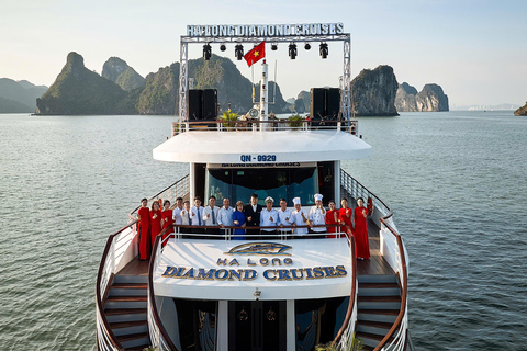 Hanoi: Halong Bay Full-Day Tour with 5-star Diamond Cruise
