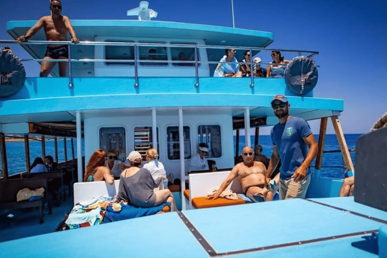 Ayia Napa: Blue Lagoon, Turtle Cove and Famagusta with BBQ Ayia Napa: Blue Lagoon and Famagusta Boat Tour with BBQ