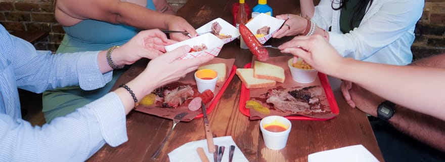 Visite à pied d'Austin et barbecue en petit groupe