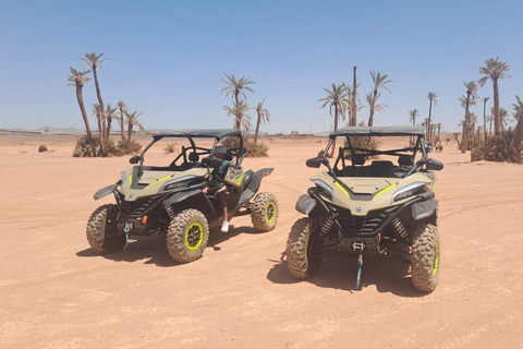 Marrakech: Tour Buggy 1000cc In Palm Oasis en Jbilat Woestijn