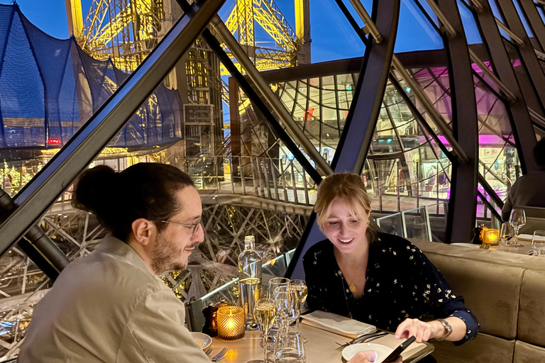 Paris: Eiffel Tower Dining, Gustave Menu at Madame Brasserie Eiffel Tower Madame Brasserie early evening dinner