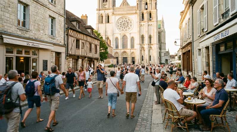 Egész napos látogatás Chartres-be idegenvezetővel, transzfer Párizsból