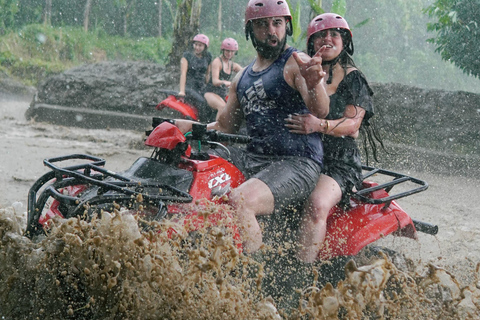 Ubud ATV through River, Cave, Waterfall & Rafting Package Rafting without Shuttle ( Optional with SHUTTLE AVAILABLE )