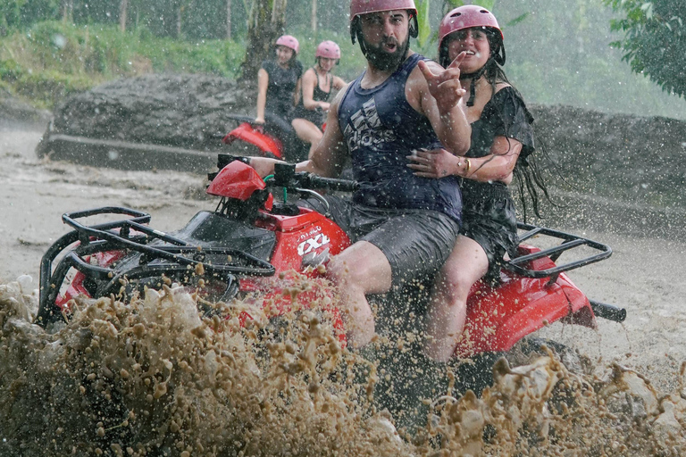 Ubud ATV through River, Cave, Waterfall & Rafting Package Rafting without Shuttle ( Optional with SHUTTLE AVAILABLE )
