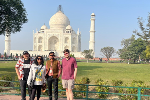 From Delhi: Taj Mahal & Agra Day Trip with Multiple Options Private Tour with Car, Driver, Tour Guide and Entry Tickets