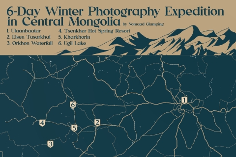 Merveilles hivernales captivantes en Mongolie centrale avec guide